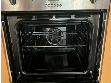Built in Baumatic oven and AEG microwave
